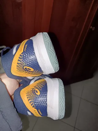 Scarpe Asics Padel Blu/Giallo