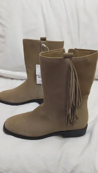 Botas Zara Beige