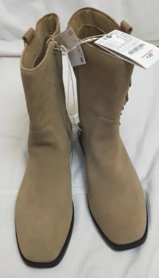 Botas Zara Beige