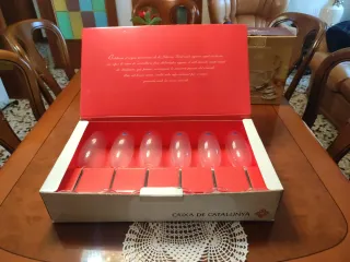 Conjunto 6 Copas Cava Caixa de Catalunya