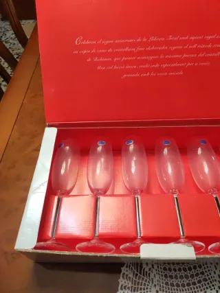 Conjunto 6 Copas Cava Caixa de Catalunya