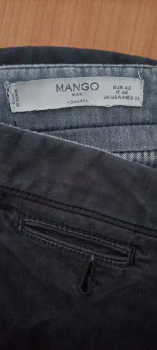 Pantalón chino negro