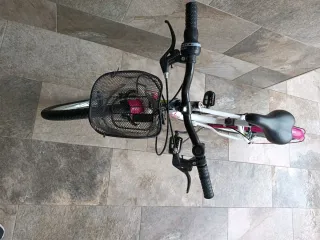 Bici Niña 20 Blanca y Rosa