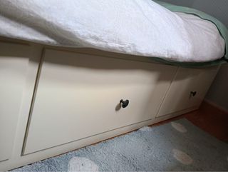 Cama Diván Ikea Blanca con Cajones