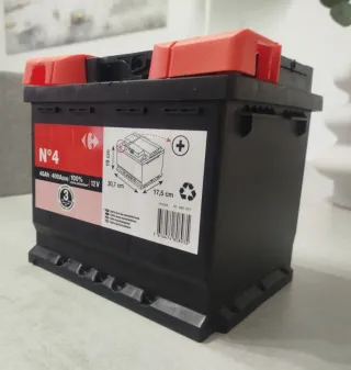 Batería Coche Carrefour N°4 45Ah 400A