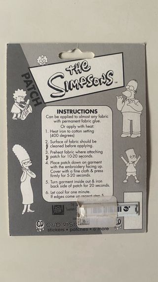 Parche textil Los Simpson