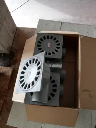 Lote Sumideros PVC Riuvert 20x20