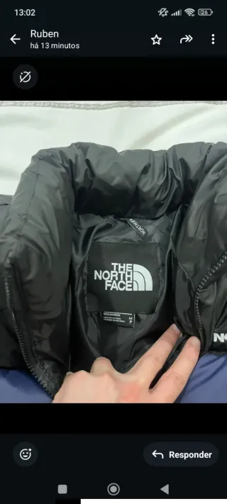 Casaco The North Face Azul e Preto