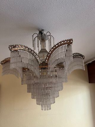 Lámpara Techo Antigua Francesa