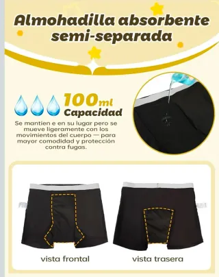 Pack 3 Calzoncillos Incontinencia Niños