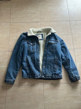 Chaqueta Vaquera Forrada Pull&Bear Talla M