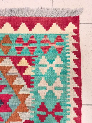 Tappeto Kilim afgano 200x63 cm lana