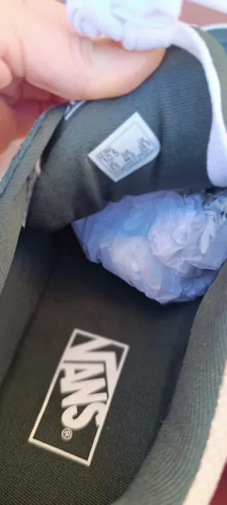 Zapatillas Vans verde oscuro y Beige