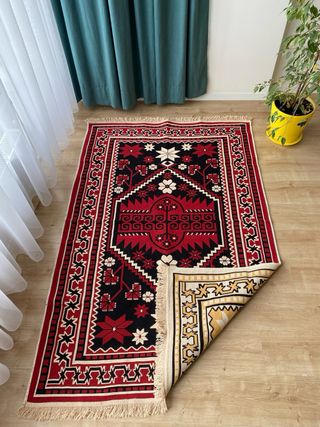 Alfombra Kilim Algodón Étnica 160x250