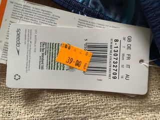 Traje de baño Speedo azul multicolor