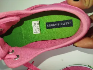 Bambas Ralph Lauren rosas talla X