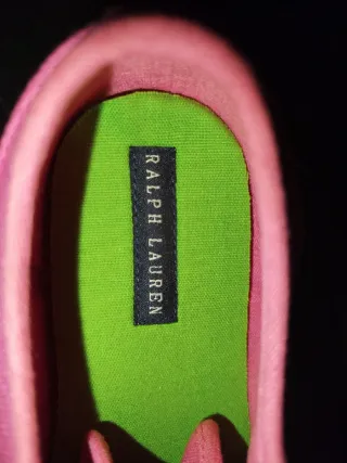 Bambas Ralph Lauren rosas talla X