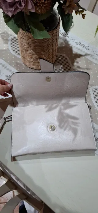 Borsa donna elegante beige