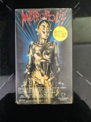 METROPOLIS VHS VESTRON VIDEO CAJA ORIGINAL
