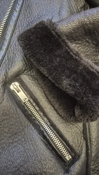 Chaqueta Zara Doble Faz Negra