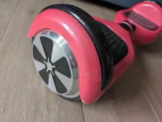 Hoverboard rosa con luces LED