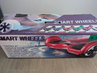 Hoverboard rosa con luces LED