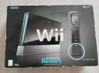 Nintendo Wii Negra Completa