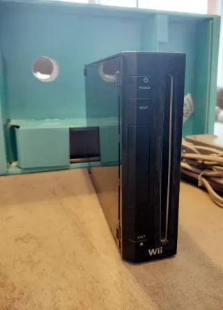 Nintendo Wii Negra Completa