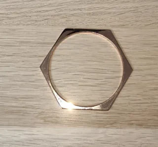 Pulsera Bimba y Lola Hexagonal Dorada