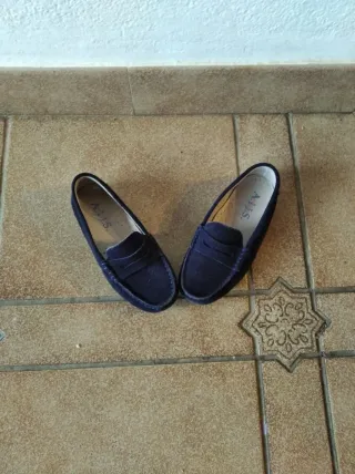 Mocasines niño azul marino talla 31