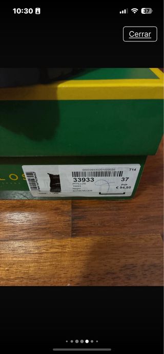 Botines Pitillos Talla 37 Negros