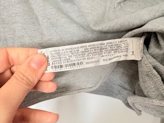 Sudadera Crop Zara Gris Talla S