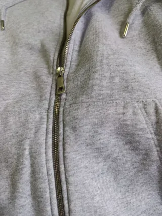 Sudadera gris oversize Stradivarius