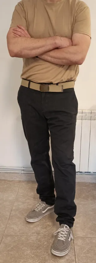 Pantalón chino azul marino