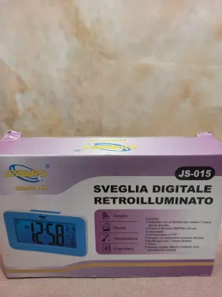 Sveglia Digitale Retroilluminata