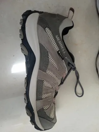 Zapatillas Merrell Trekking Mujer Gris/Rosa