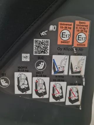 Silla coche Klippan Triofix Maxi