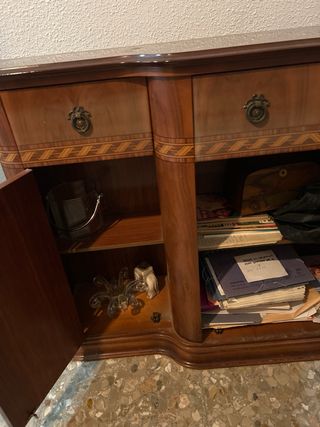 Mueble auxiliar entrada madera