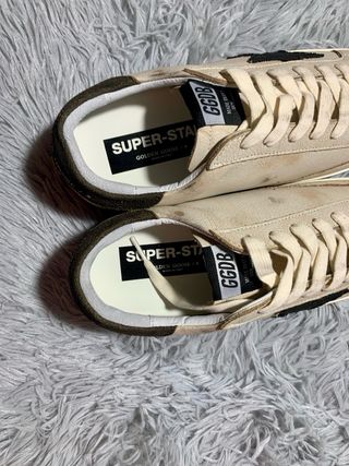Golden Goose Superstar Beige/Nero Tg.