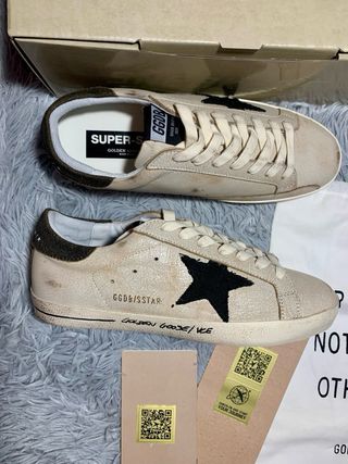 Golden Goose Superstar Beige/Nero Tg.