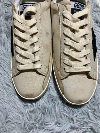 Golden Goose Superstar Beige/Nero Tg.