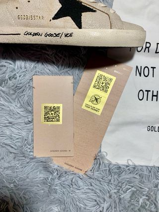 Golden Goose Superstar Beige/Nero Tg.