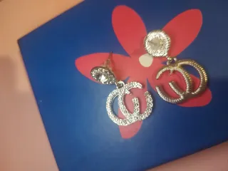 Pendientes fiesta estilo Chanel