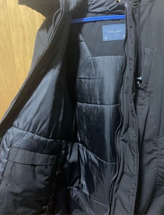 Casaco Zara quente com capuz