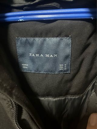 Casaco Zara quente com capuz