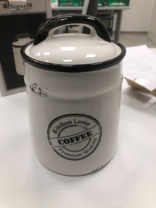 Tognana Barattolo Caffè 12 cm Bianco stoneware