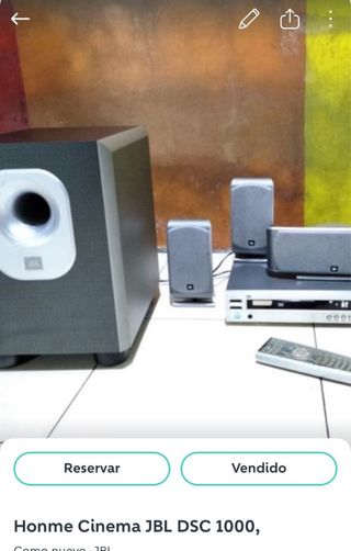 Home Cinema JBL DSC 1000