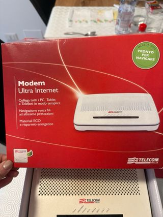 Modem Router ADSL/Fibra Telecom Italia