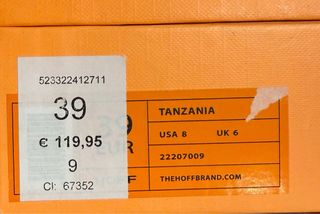 Zapatillas Hoff Tanzania Mujer Talla 39