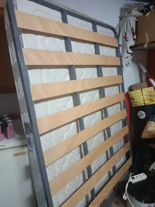 Colchón y somier medida 1.35